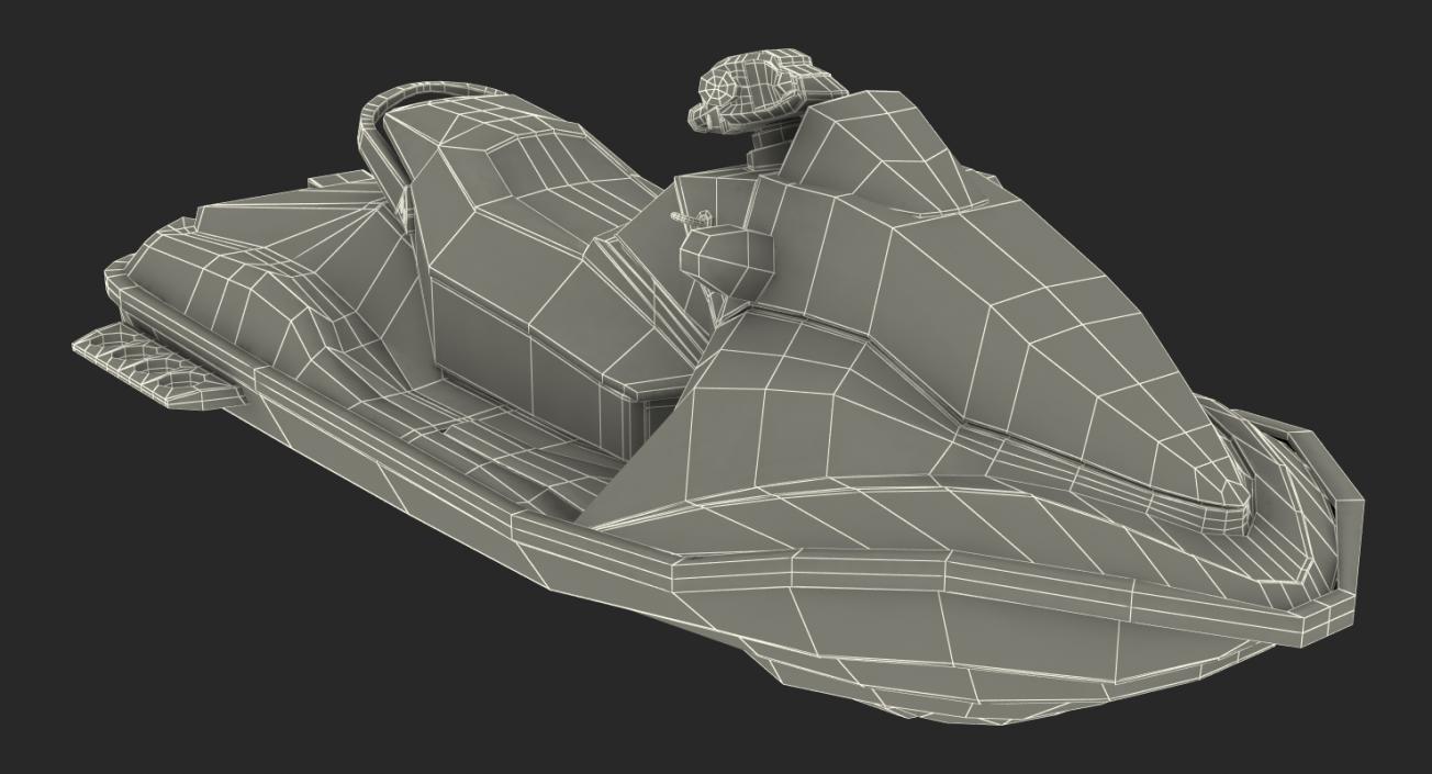 Jet Ski Sea-Doo 2 Rigged 3D model