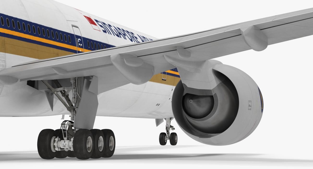 Boeing 777-9x Singapore Airlines 3D