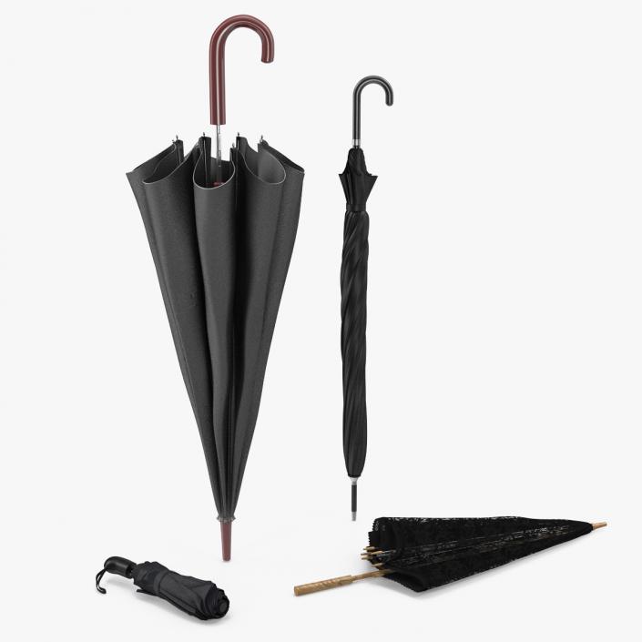 Umbrellas Collection 3 3D